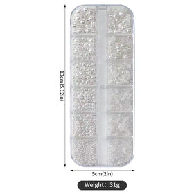 Tiwnefua tweezer placing a rhinestone for precise application and neater nail designs
