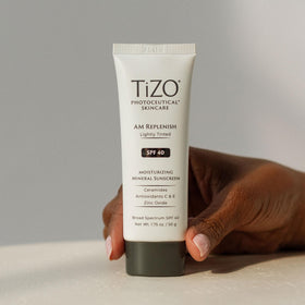 TIZO in a morning routine setting illustrating daily protective use