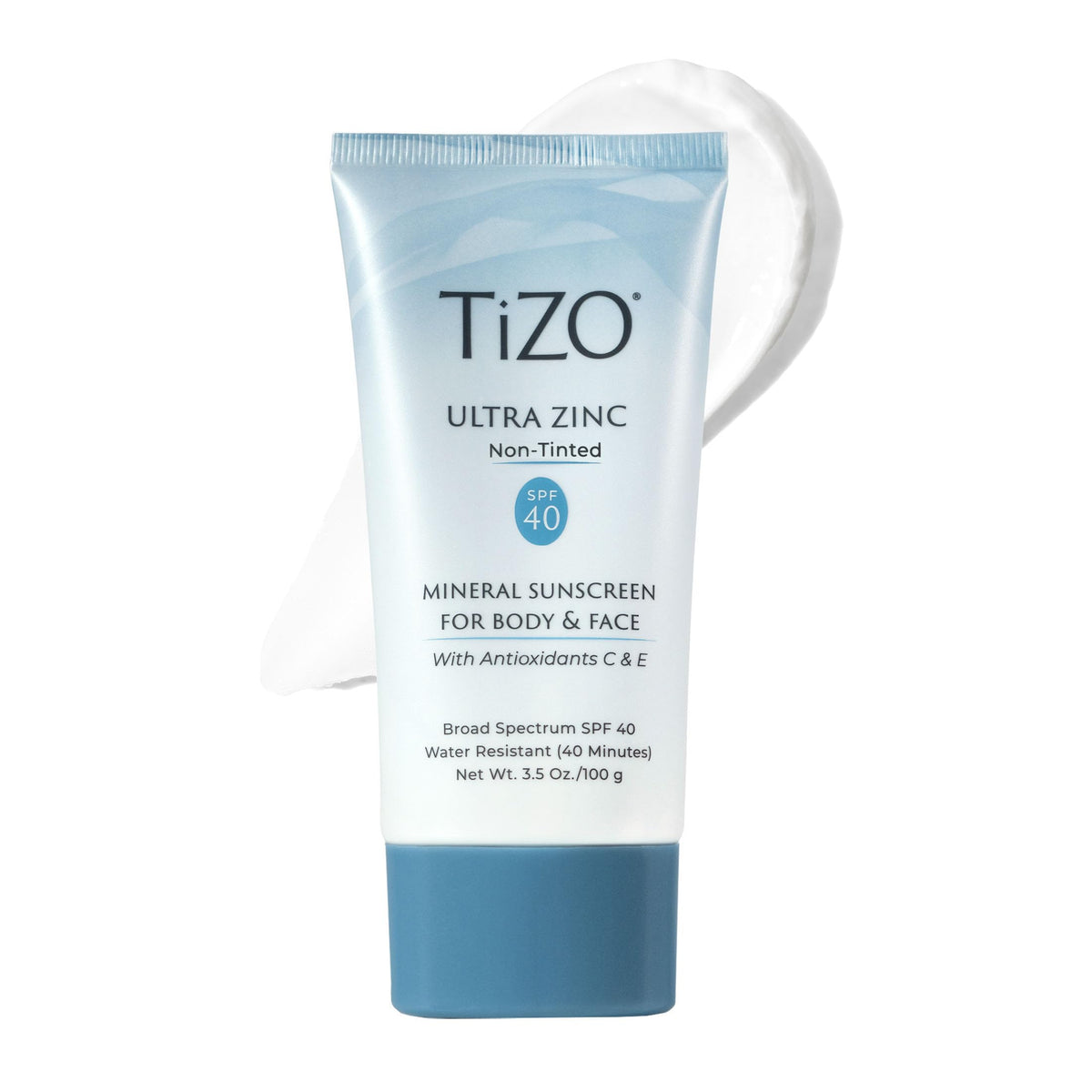 TIZO front tube view showing product branding and size for easy identification