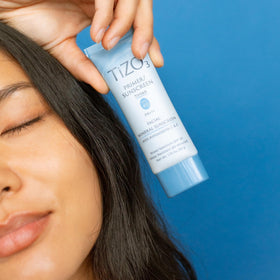 TIZO applied to hand demonstrating smooth blendability and coverage