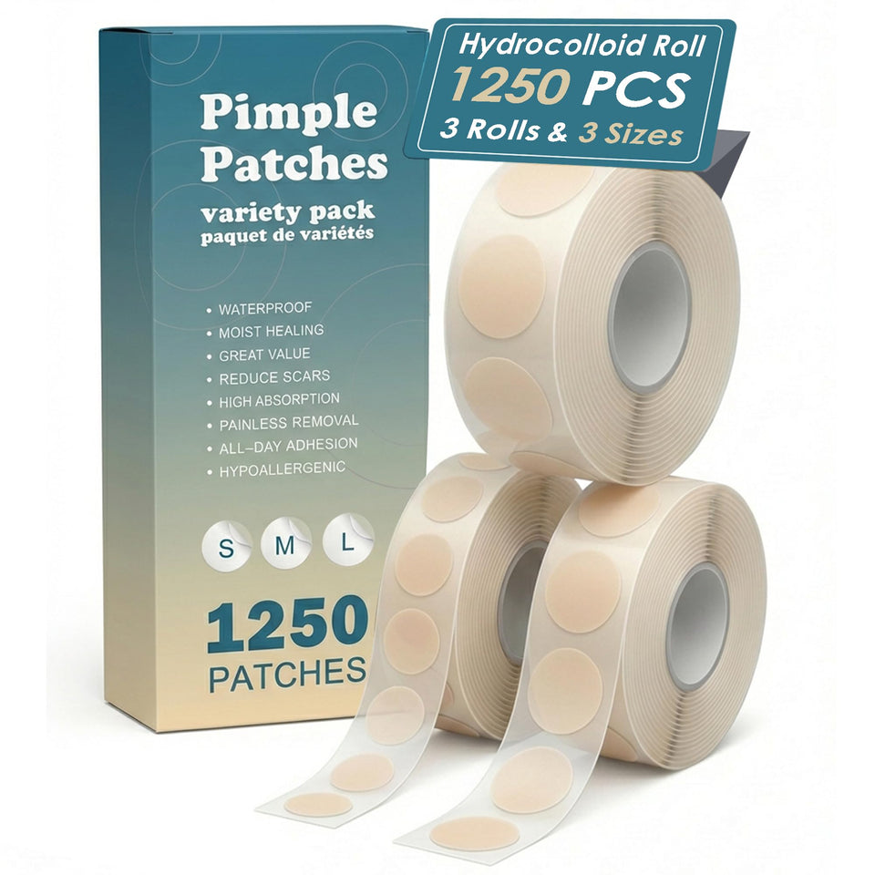 TKGOU front packaging showing 1250-count value pack and three sizes