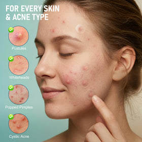 TKGOU patch under foundation showing near-invisible coverage benefit