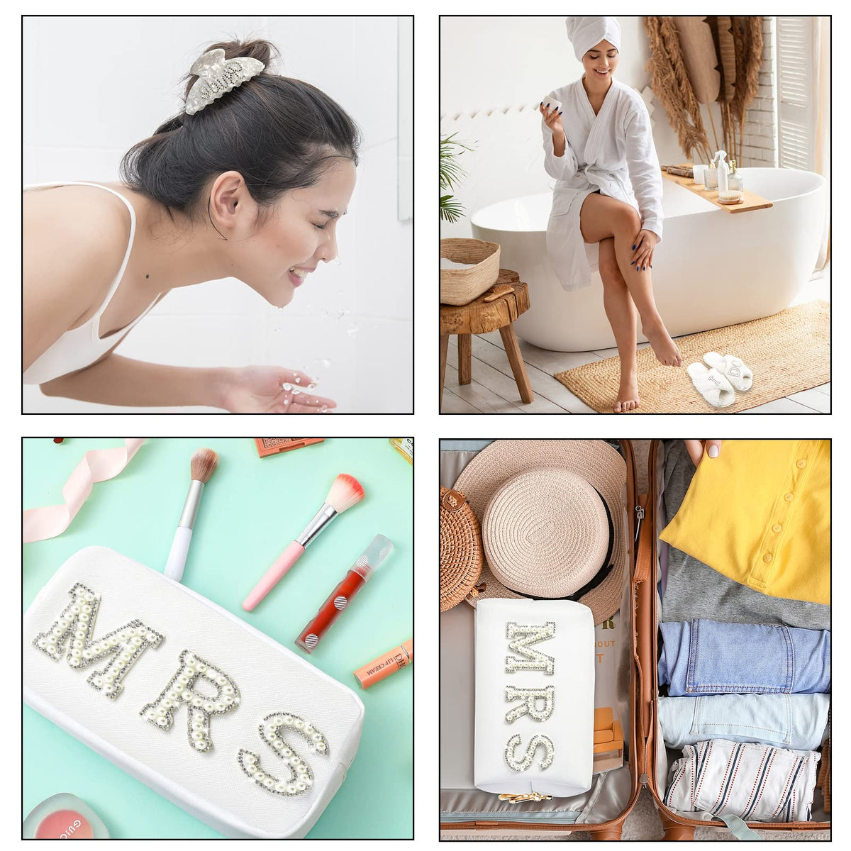 Tkifoda bride getting ready lifestyle scene showing comfort and photo-ready style