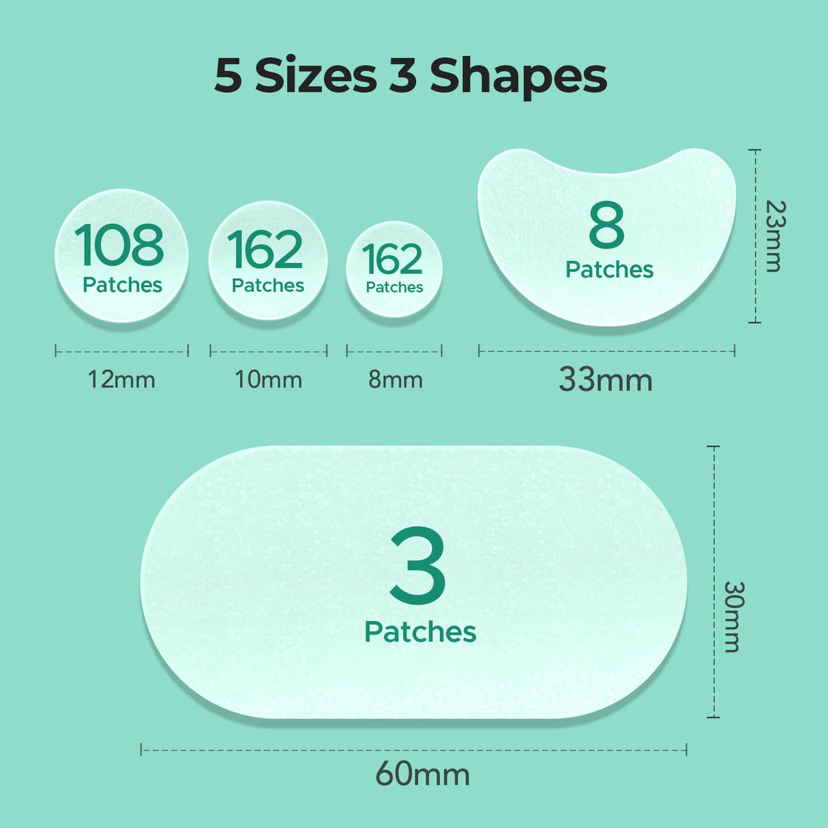 TKTK patch applied to cheek protecting and flattening a pimple overnight