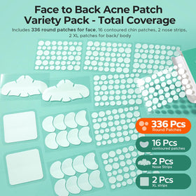 TKTK large patch on cheek and chin demonstrating coverage for clusters