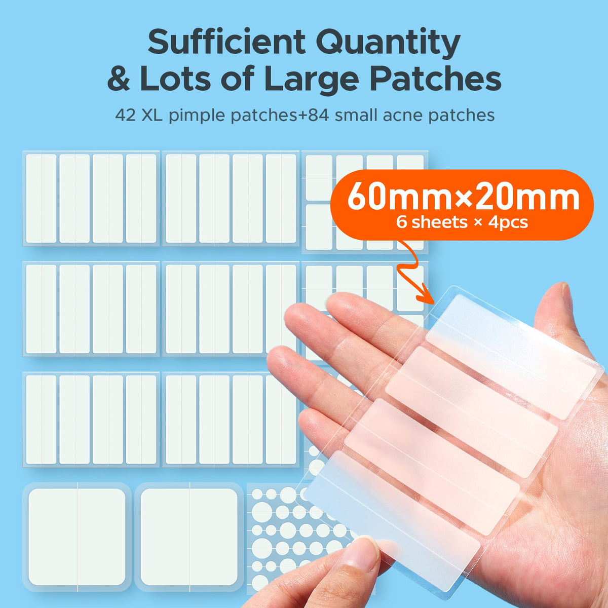 TKTK close-up hydrocolloid texture highlighting absorbent surface and comfort