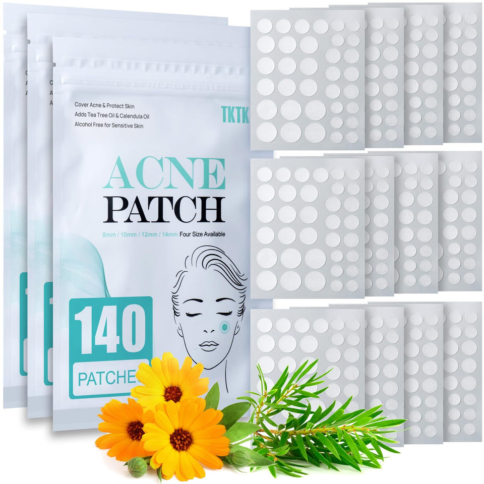 TKTK front packaging showing three packs and total 420 patches for long-term use