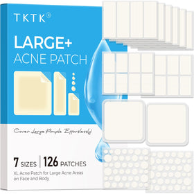 TKTK front packaging showing 126-count set and sizes benefits protection