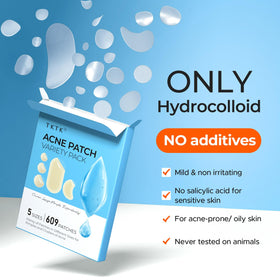 TKTK individually packaged patches demonstrating hygienic portability