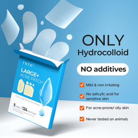 TKTK individually wrapped patch ready to carry for hygienic, on-the-go treatment