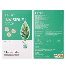 TKTK patches on bathroom counter staged for daily skincare routine ease