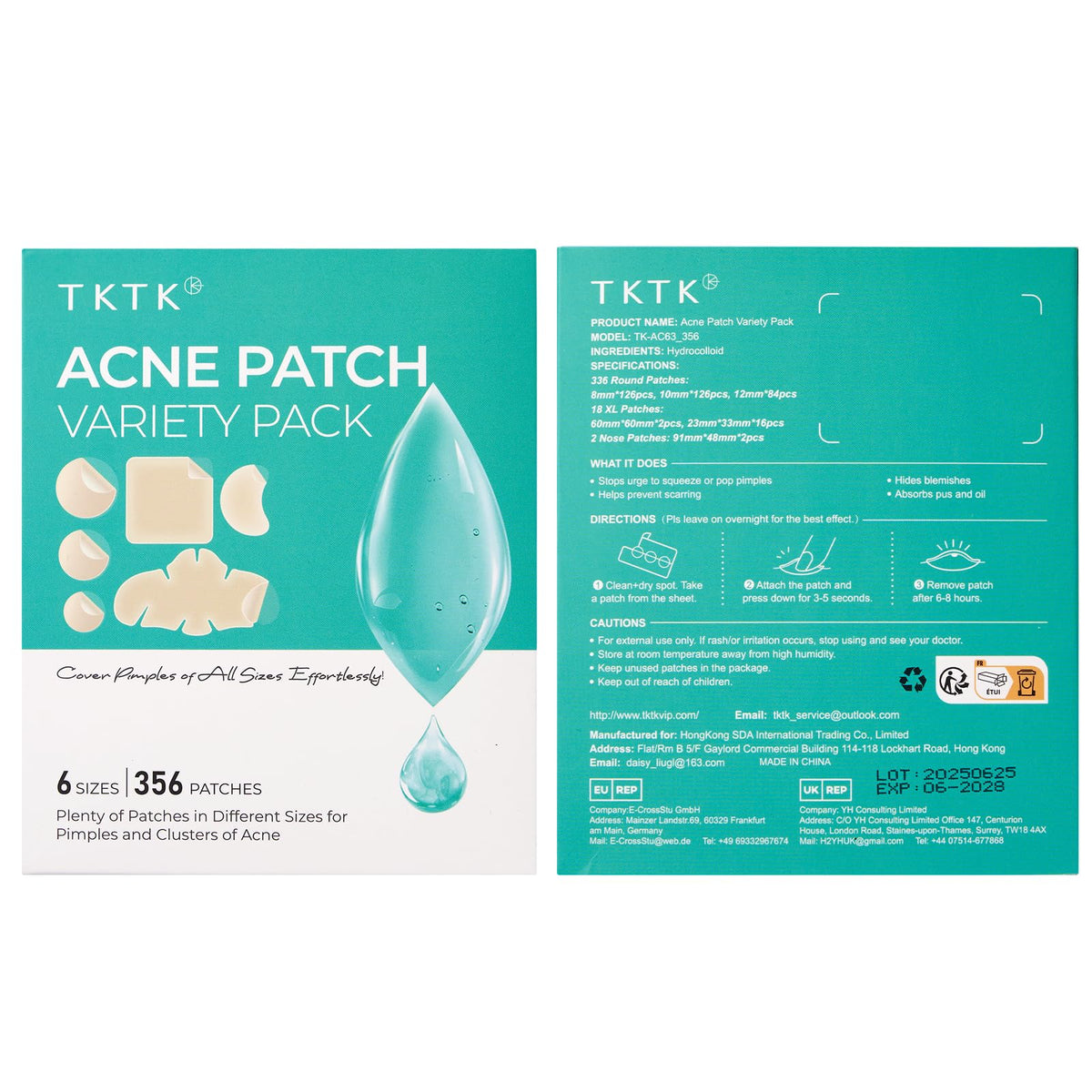 TKTK patch worn overnight on cheek in a relaxed nighttime routine