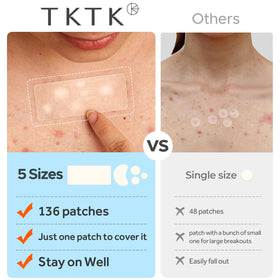 TKTK patch on chest illustrating body application and comfort