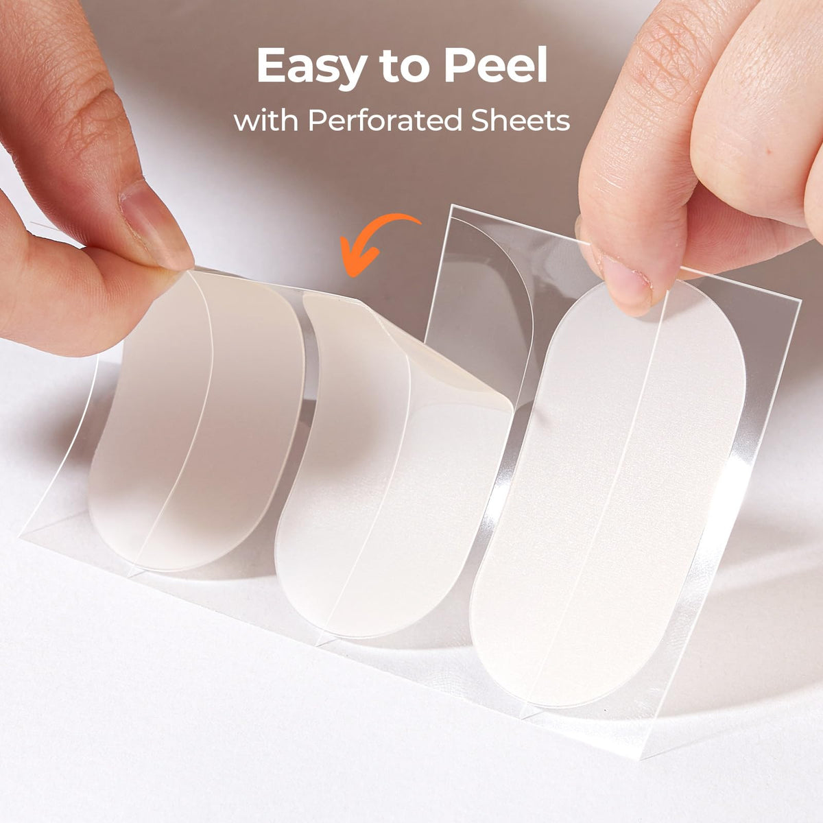 TKTK removed patch showing absorbed fluid and visible containment benefit