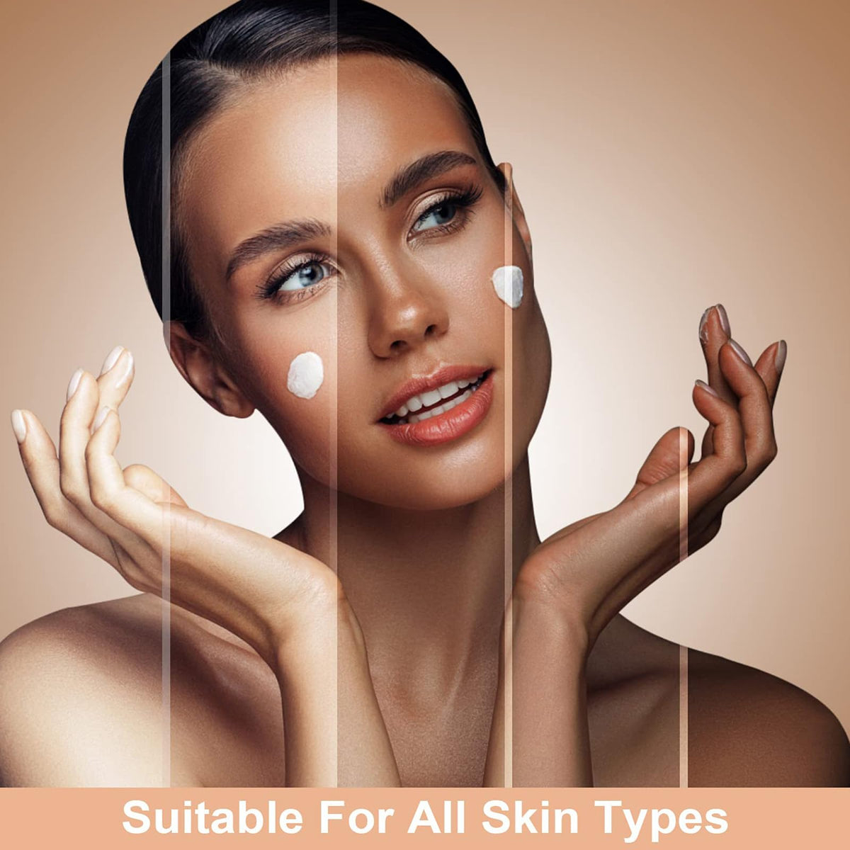 TLM lifestyle application on model for natural even coverage and quick routine benefit