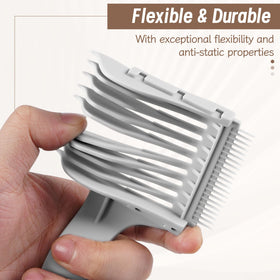 TMJUU comb in use by barber performing a fade for consistent blending