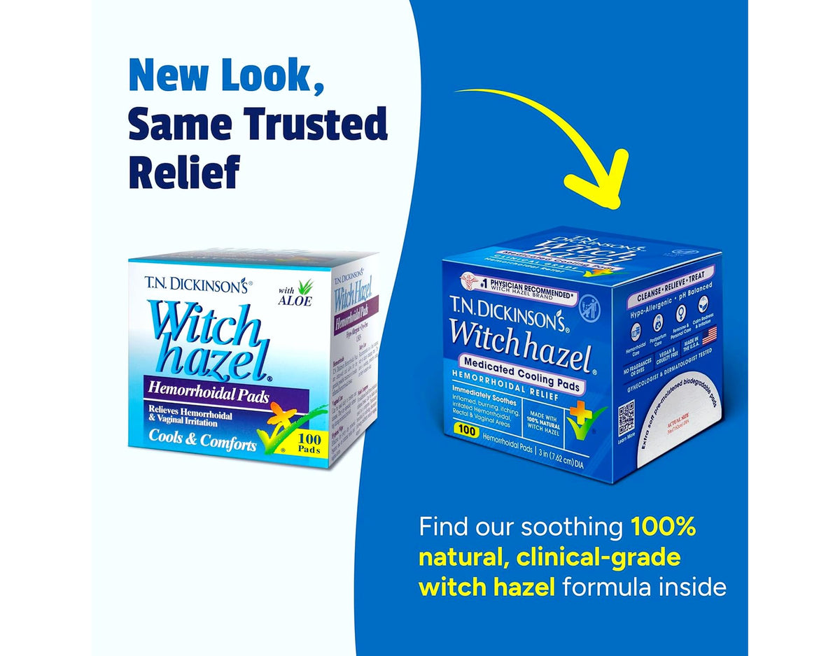 T.N. Dickinson's person using pad on cheek showing quick-refresh convenience benefit
