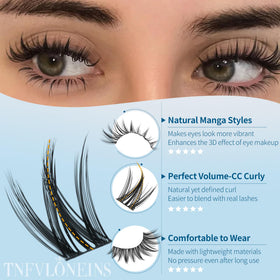 TNFVLONEINS length comparison 10mm to 16mm for customizable volume