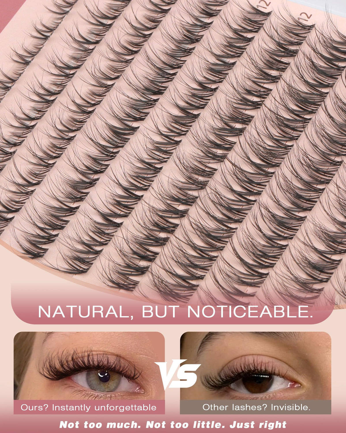 TNFVLONEINS lash cluster application with tweezers for precise placement