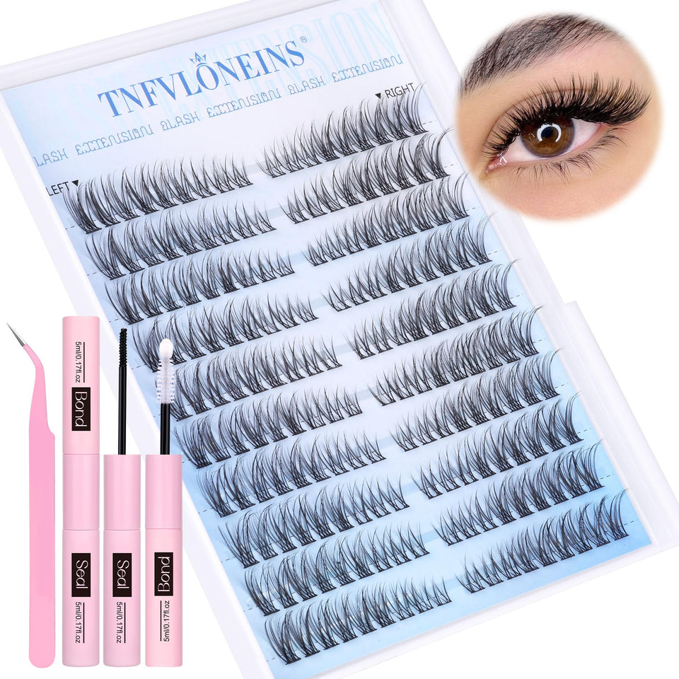 TNFVLONEINS kit front packaging showing complete lash set for easy application