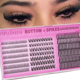 TNFVLONEINS front packaging showing the two-style lash kit and benefit of easy selection