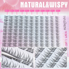 TNFVLONEINS finished lashes on eye demonstrating natural volume and lift