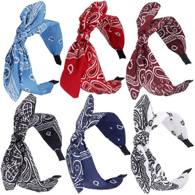 TOBATOBA front packaging showing six paisley headbands and colors