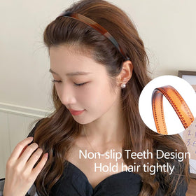 TOBATOBA side profile on model wearing glasses showing pressure-free fit