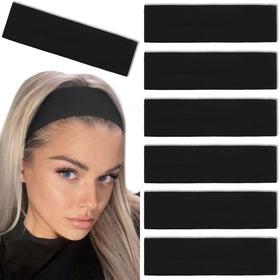 Tobeffect front view of seven black headbands showing pack and benefits