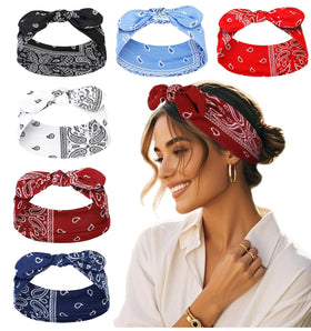 Tobeffect six-pack front view showing paisley colors and bow options for variety