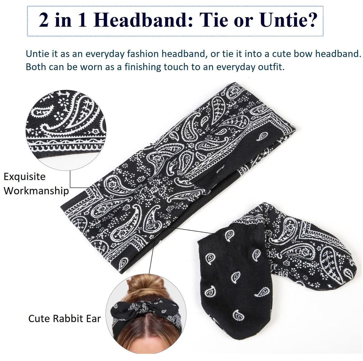 Tobeffect wide band displayed next to ruler showing full forehead coverage