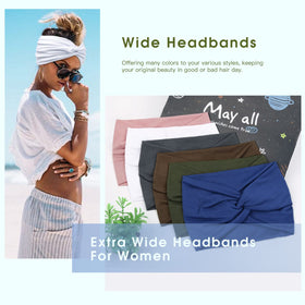 Tobeffect headband worn during yoga demonstrating secure non-slip hold