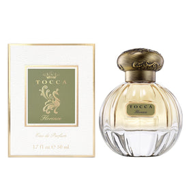Tocca Florence cut-glass bottle detail highlighting vintage-inspired craftsmanship