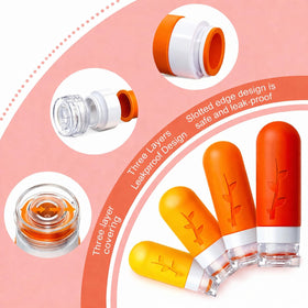 Tocelffe spray bottle being used to mist face for convenient travel refresh