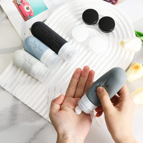 Tocelffe toiletry bag packed inside luggage enabling airport-ready organization