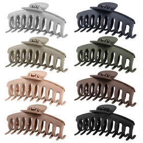 TOCESS front packaging showing eight neutral jumbo clips for versatile styling