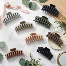TOCESS neutral color array displayed to mix and match outfits easily