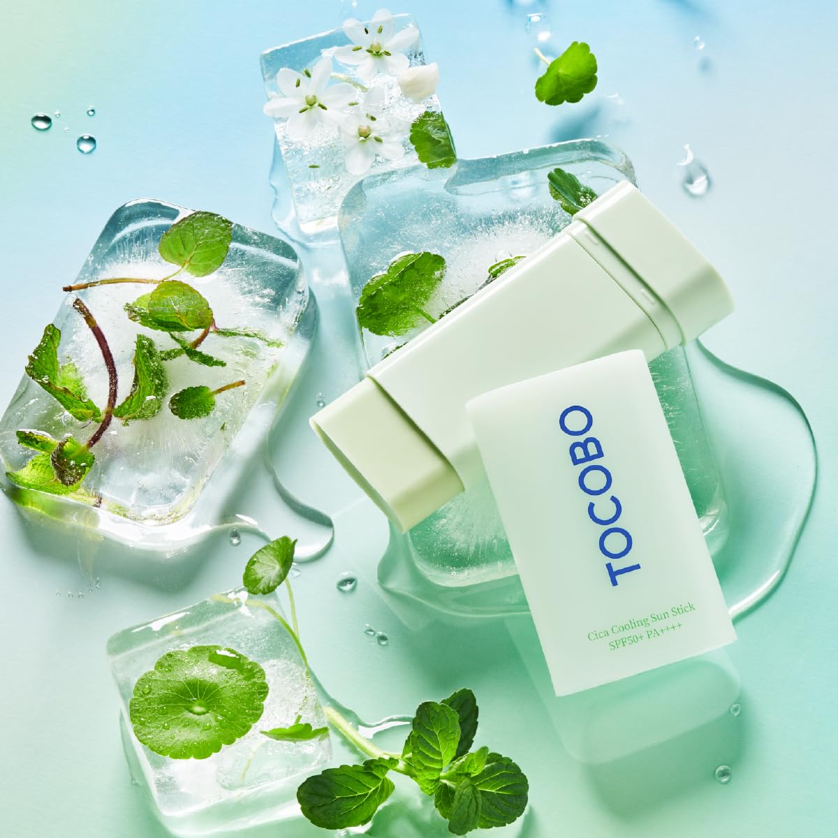 TOCOBO texture close-up wet finish demonstrating quick absorption benefit