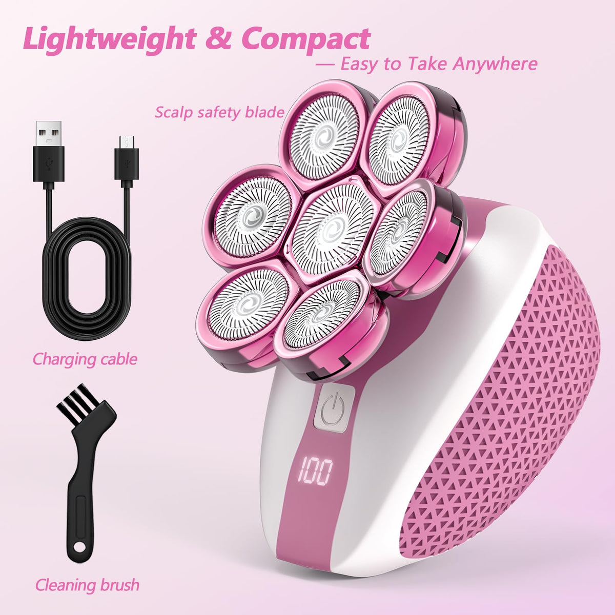 TogBeut held in hand to show compact size and ergonomic grip for travel