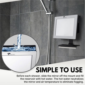 ToiletTree pivot joint detail showing adjustable angle for personalized grooming