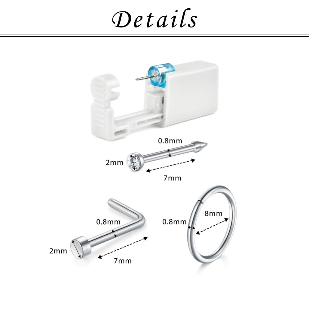 TOKRING preloaded disposable piercing gun close-up for precise placement