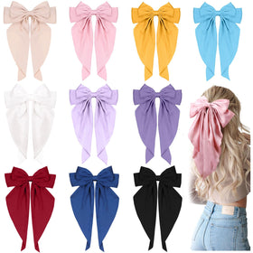 TOKUFAGU front view of ten large bows showing color variety and storage benefit