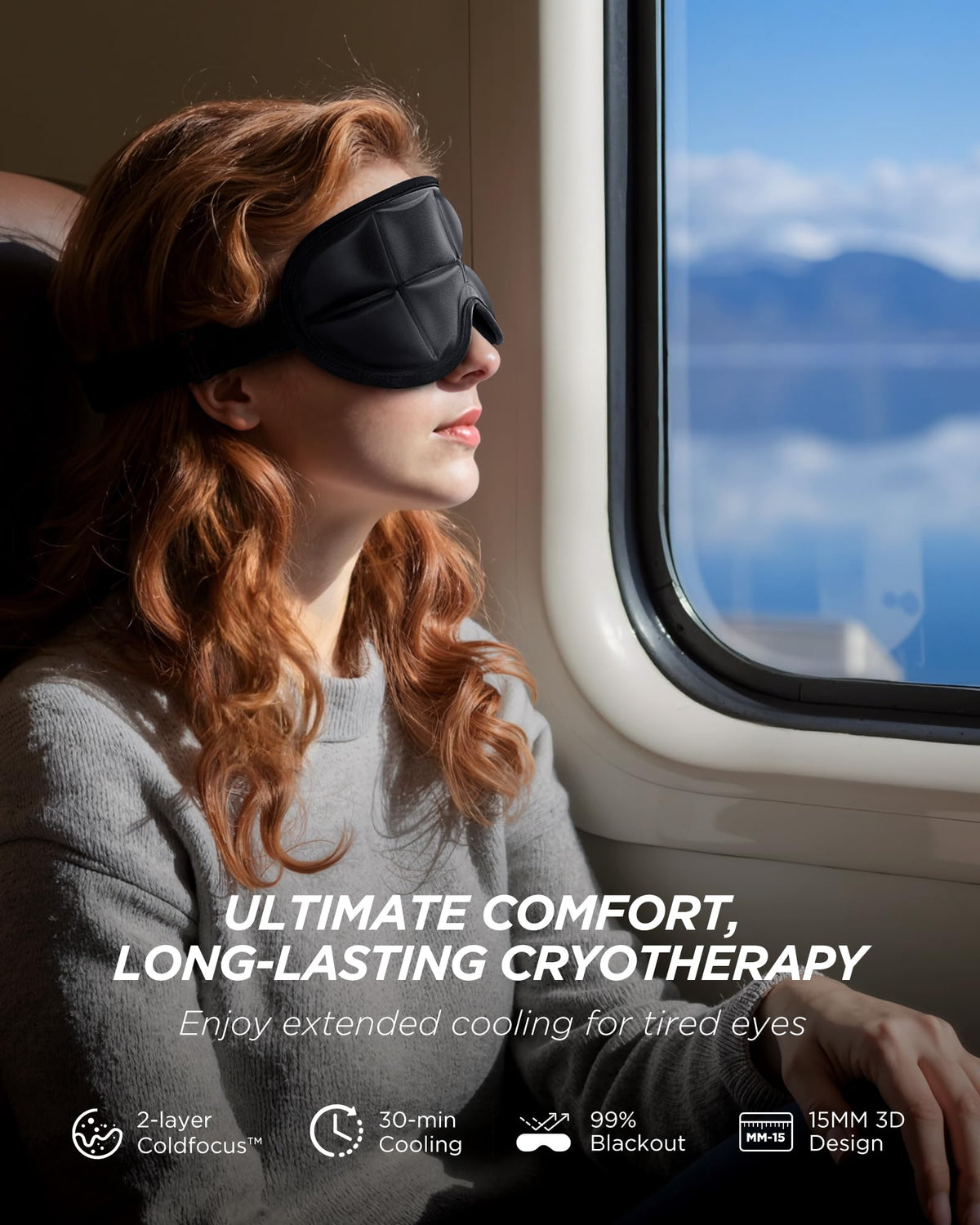 Tolaccea close-up of 3D contour providing pressure-free comfort