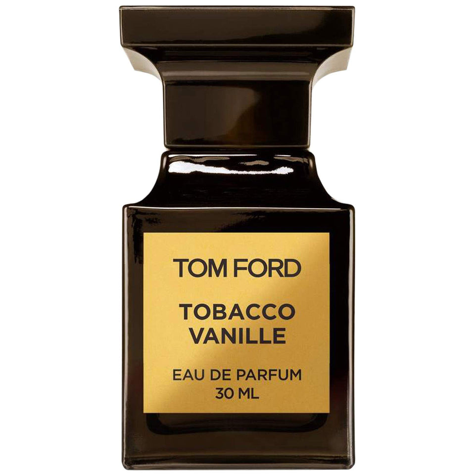 Tom Ford Tobacco Vanille front bottle showing elegant design and luxurious appeal