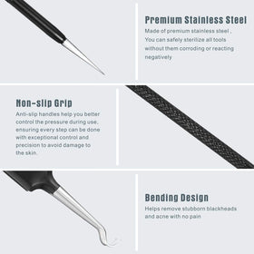 Tomata lancet tip close-up for precise whitehead release with minimized trauma