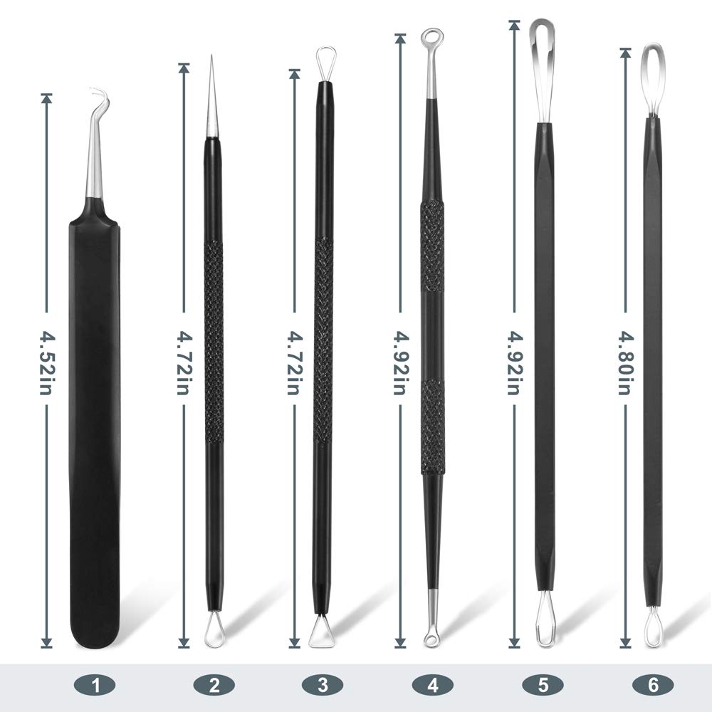Tomata detailed view of loop head for targeted blackhead removal benefit