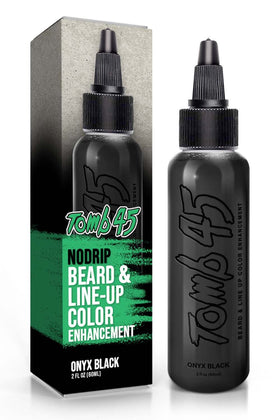 Tomb 45 Onyx bottle front view showing professional packaging and clear branding benefit