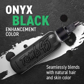 Tomb 45 Onyx applied by barber for crisp lineup and thicker beard appearance benefit