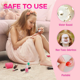 TOMICCA brush application closeup demonstrating easy child-friendly brush