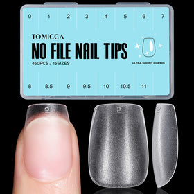 TOMICCA front packaging showing 450pcs kit and coffin shape benefit